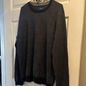 Apt. 9 Men's Charcoal and Black Crewneck Sweater